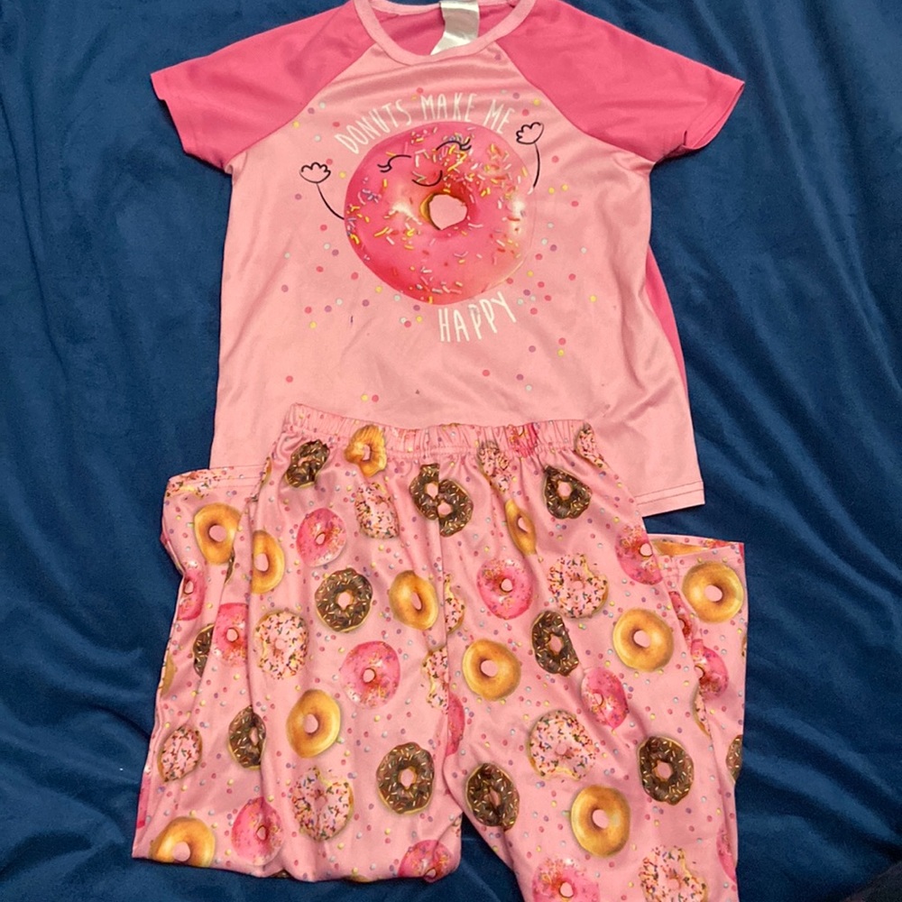 Donuts make me happy Girls PJ set